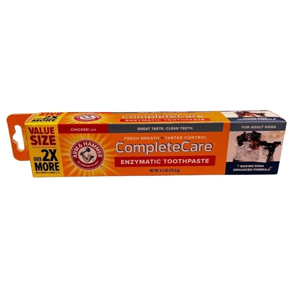Arm & Hammer Complete Care Enzymatic Dog Toothpaste with Baking Soda and Calcium